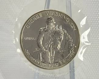1982 George Washington Uncirculated Silver Half Dollar