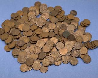 300 ea. 1909-1919 Wheat Cents