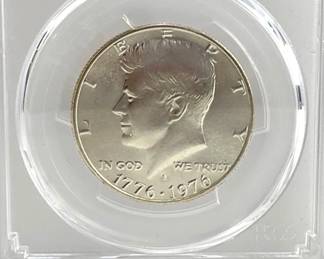 1976-S Silver Kennedy Half Dollar, PCGS MS66