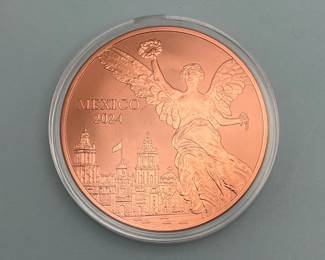 5 oz. Copper Mexican Libertad