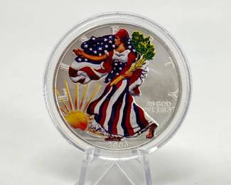 Colorized 2006 1 Oz American Silver Eagle