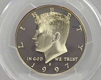 1997-S Silver Proof Kennedy Half Dollar, PCGS PR69 DCAM
