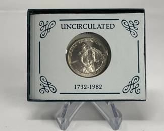 1982 George Washington Uncirculated Silver Half Dollar
