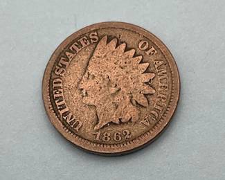 1862 Indian Head Cent