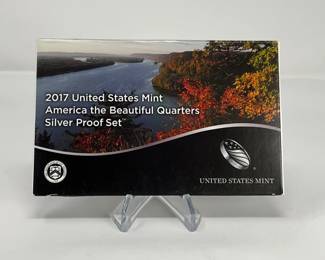 2017 US Mint America the Beautiful Quarters Silver Proof Set