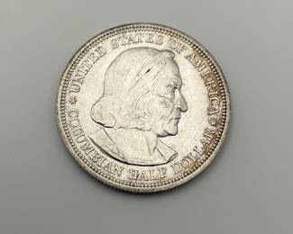 1892 US Silver Columbian 50c