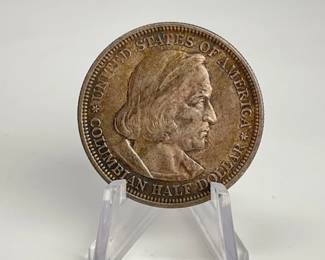 1893 Columbian Exposition Silver Commemorative Half Dollar