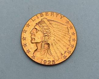 1925-D US $2.50 Gold Indian