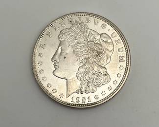 1921 US Morgan Silver Dollar