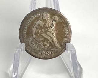 1889 Seated Liberty Dime