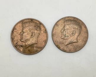 1964 and 1968 Kennedy Half Dollars