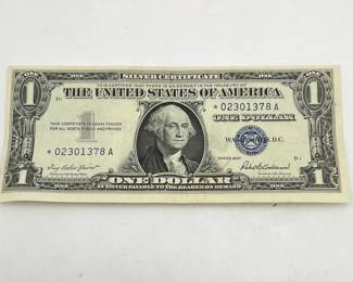 1957 $1 Silver Certificate Star Note
