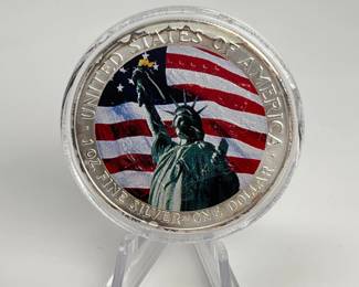 Colorized 2006 1 Oz American Silver Eagle