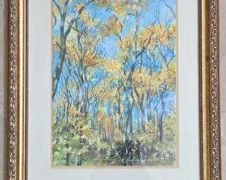 Shimmering Jewels II Watercolor Painting by Catherine Obreza Fetterman