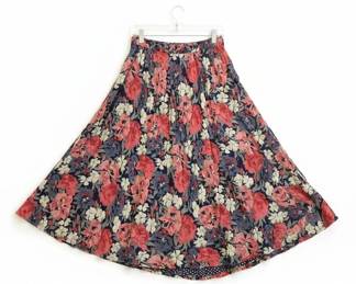 Coldwater Creek Womens Floral Print Maxi Skirt