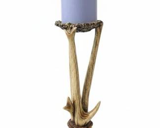 Rustic Antler Candlestick Holder
