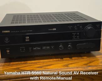 Yamaha HTR Natural Sound AV Receiver with Remote or Manual