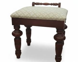 Victorian Style Mahogany Stool