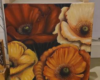 Poppy Oil Painting