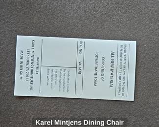 Karel Mintjens Dining Chair second image