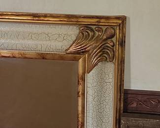 Ornate Gilt Wood Mirror with Acanthus Leaf Motif second image