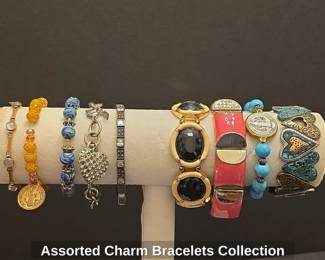 Assorted Charm Bracelets Collection
