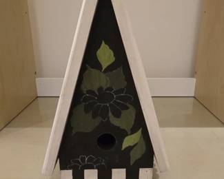 HandPainted Triangular Birdhouse