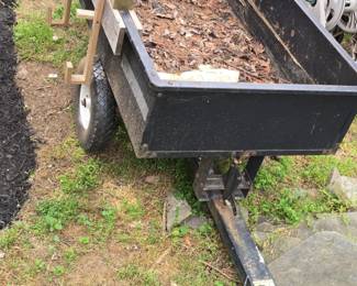 Utility Trailer with Wooden Side Extensions