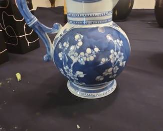Blue and White Porcelain Pitcher