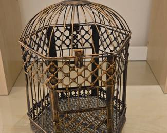 Ornate Metal Decorative Birdcage