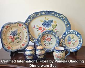 Certified International Flora by Pamela Gladding Dinnerware Set