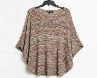 Jones New York Collection Womens Knit Poncho Sweater