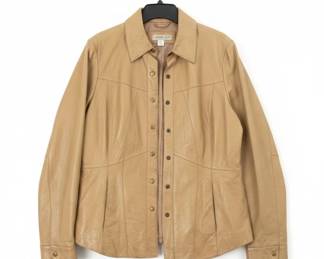 Coldwater Creek Womens Leather Jacket