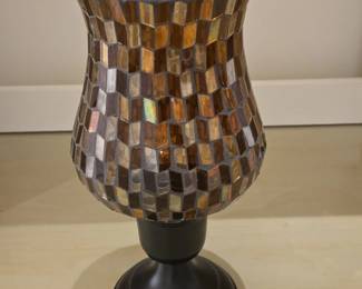PartyLite Global Fusion Mosaic Glass Candle Holder