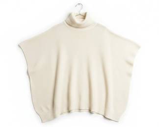 LC Lauren Conrad Womens Turtleneck Poncho Sweater
