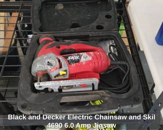 Black and Decker Electric Chainsaw and Skil . Amp Jigsaw second image