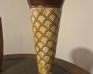Decorative Vase with Geometric Pattern