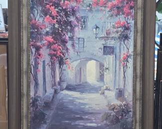 Kirklands Floral Walkway Art Print