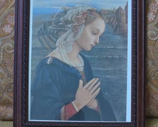 Madonna and Child with Two Angels by Fra Filippo Lippi Print