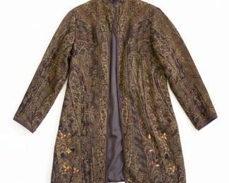 Coldwater Creek Paisley Embroidered Jacket