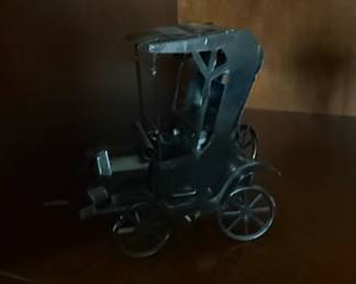 Vintage Tin Toy Car Music Box