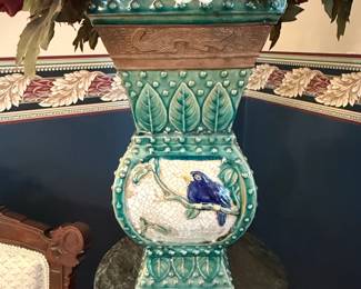 Jardiniere with Bird Motif