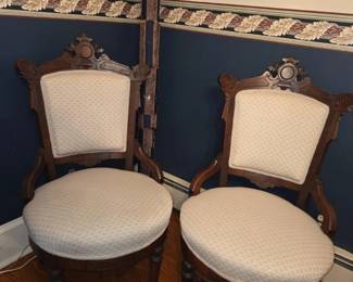 parlor set - comes with blue fabric to match the rest of the set