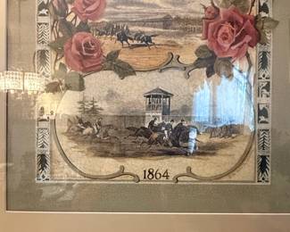 Saratoga Race Course Lithograph Print second image