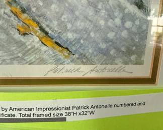 Patrick Antonelle Winter on Fifth Avenue Limited Edition Print second image
