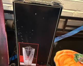 Cristal dArques Combourg Crystal Vase