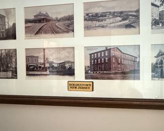 Framed Collection of Historic Bordentown, New Jersey Postcards second image