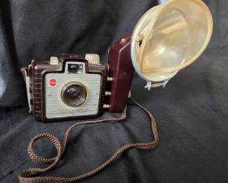 Kodak Brownie Holiday Flash Camera with Flash Unit