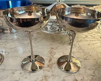 Laguiole Silverplated Champagne Coupes Set of second image