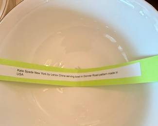 Kate Spade New York by Lenox China Serving Bowl Donner Road Pattern second image